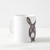 Donkey in je gezicht koffiemok (Voorkant links)