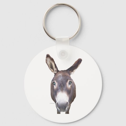 Donkey in je gezicht sleutelhanger (Voorkant)