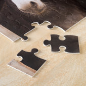 Donkey in Stable | Landbouwdieren Legpuzzel (Zijkant)