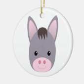Donkey Keramisch Ornament (Links)