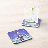 Donkey Kerstmis Bier Onderzetter (Rechterzijde)