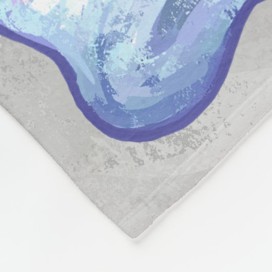 Donkey Kerstmis Fleece Deken (Hoek)