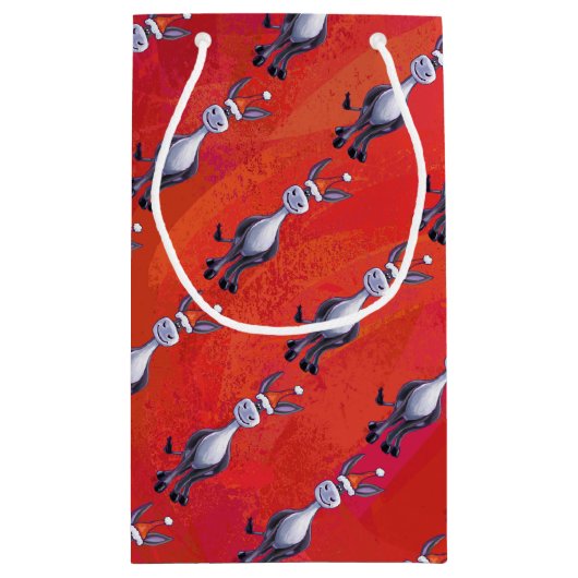 Donkey Kerstmis Klein Cadeauzakje (Achterkant)