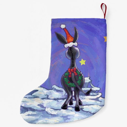 Donkey Kerstmis Kleine Kerstsok (Achterkant)