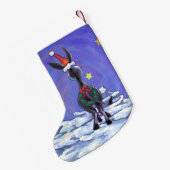 Donkey Kerstmis Kleine Kerstsok (Achterkant (Hangend))