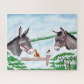 Donkey Kerstpuzzle Legpuzzel (Horizontaal)