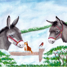 Donkey Kerstpuzzle