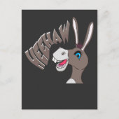 Donkey Laughs Boerderij Animal lachend Briefkaart (Voorkant)