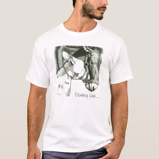 Donkey Love... T-shirt (Voorkant)