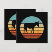 Donkey Lover Gift | Farmhouse Gift Ideeën Feestdagenkaart (Voorkant / Achterkant)