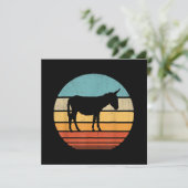Donkey Lover Gift | Farmhouse Gift Ideeën Feestdagenkaart (Staand voorkant)