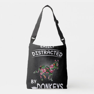 Donkey Lover Gift| Gemakkelijk verstoord door Donk Crossbody Tas