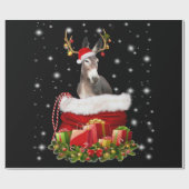 Donkey Lover Gift| Happy Donkey Merry Kerstmis Cadeaupapier (Vlak)