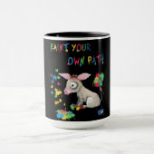 Donkey Lover Gift| Schilder je eigen pad Mok (Midden)