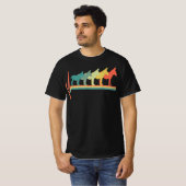 donkey lover heartbeat  gift t-shirt (Voorkant volledig)