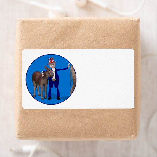 Donkey Lover oom Sam Etiket (Insitu)