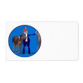 Donkey Lover oom Sam Etiket (Voorkant)