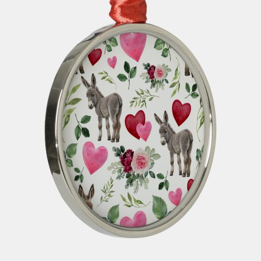 Donkey Lovers Christmas Ornament Keepsake (Rechts)
