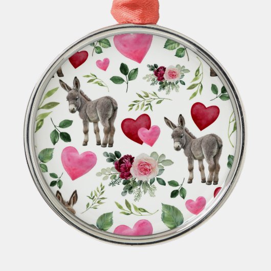 Donkey Lovers Christmas Ornament Keepsake (Voorkant)