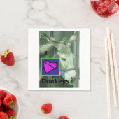 Donkey Lovers Paper Napkins Servet (Insitu)