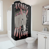 Donkey mama | Gift for Owner Donkey Mam Douchegordijn (In situ)