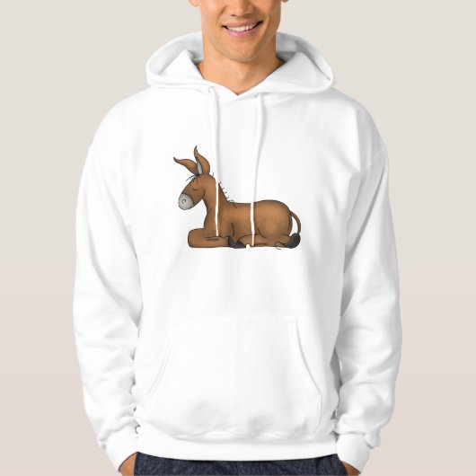 Donkey Mannen Hoodie (Voorkant)