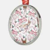 Donkey Merry Christmas Ornament Keepsake (Links)