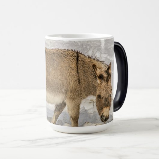 Donkey met laptophoes van Bangs Magische Mok (Voorkant rechts)