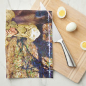 Donkey met Roos Cross Theedoek (Quarter Fold)