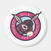 Donkey Milk Magnet (Voorkant)