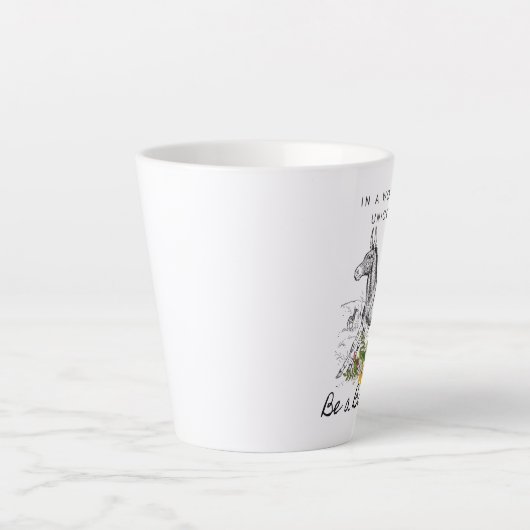 Donkey Mok! Donkey liefhebbers koffiekopje Latte Mok (Voorkant)