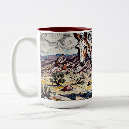 Donkey-Mok Tweekleurige Koffiemok (Links)