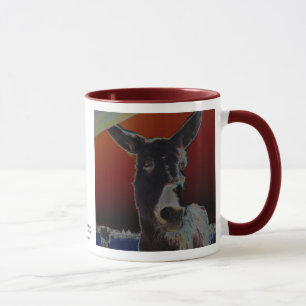 Donkey op Dark Red Mok