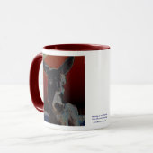 Donkey op Dark Red Mok (Voorkant links)