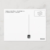 Donkey op High Plateau, Zuid-Amerika Briefkaart (Achterkant)