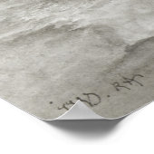 Donkey op Rest Poster (Hoek)