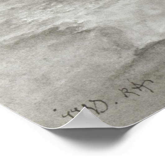 Donkey op Rest Poster (Hoek)