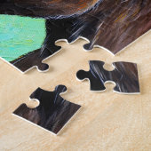 Donkey Painting Jigzaag Puzzle Legpuzzel (Zijkant)