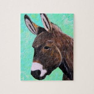 Donkey Painting Jigzaag Puzzle Legpuzzel