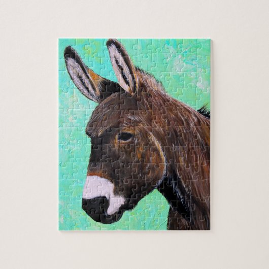 Donkey Painting Jigzaag Puzzle Legpuzzel (Verticaal)