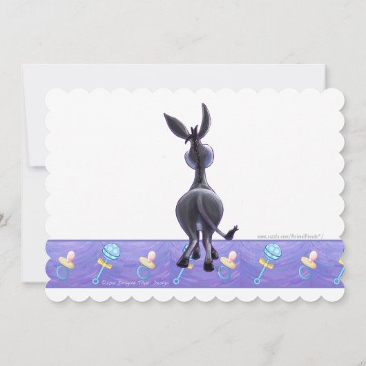 Donkey Party Center Kaart (Achterkant)