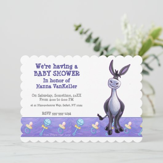 Donkey Party Center Kaart (Staand voorkant)