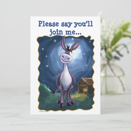 Donkey Party Center Kaart (Staand voorkant)