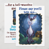 Donkey Party Center Kaart (Voorkant / Achterkant)