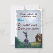 Donkey Party Center Kaart (Achterkant)