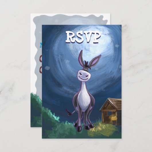 Donkey Party Center Kaart (Voorkant / Achterkant)