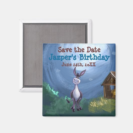 Donkey Party Center Magneet (Voorkant / Achterkant)