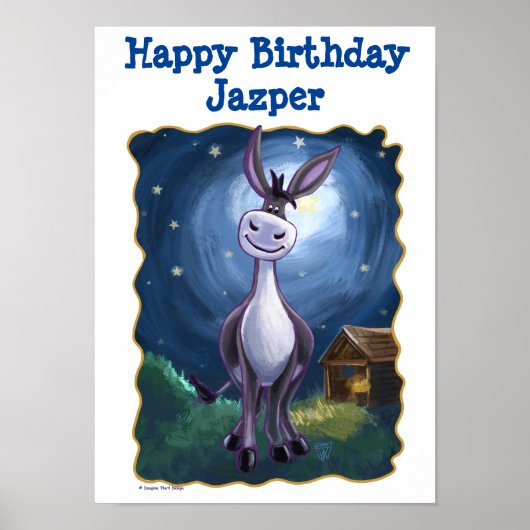 Donkey Party Center Poster (Voorkant)