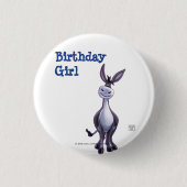 Donkey Party Center Ronde Button 3,2 Cm (Voorkant)