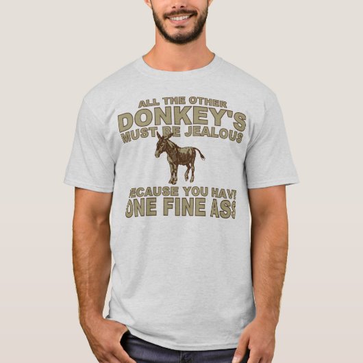 Donkey Pick Up Line T-shirt (Voorkant)